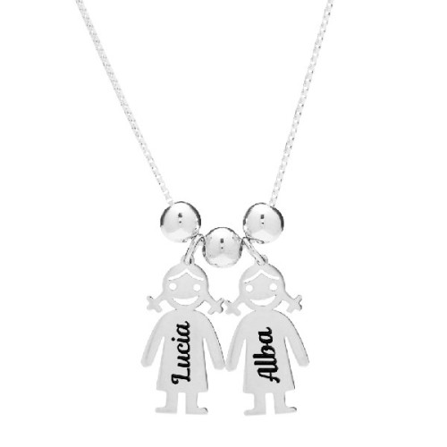COLLAR NIÑA + NIÑA PERSONALIZADO - CO2622