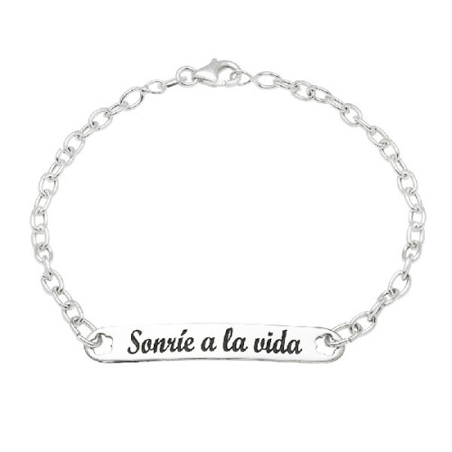 PULSERA MENSAJE SONRIE A LA VIDA - PU3951
