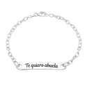 PULSERA MENSAJE TE QUIERO ABUELA - PU3956