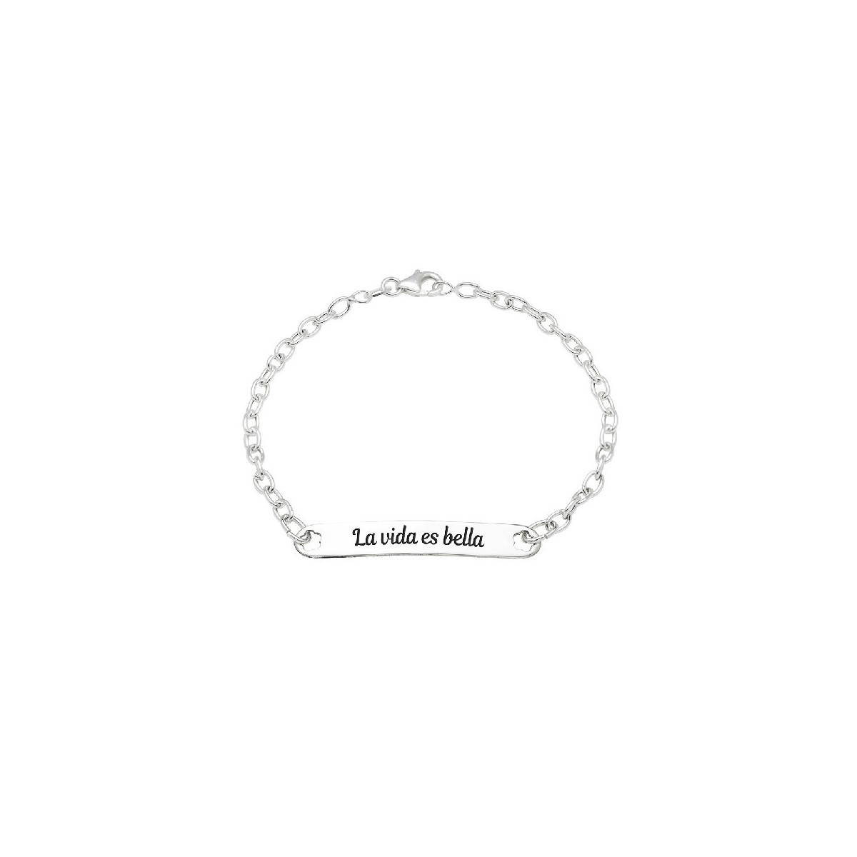 PULSERA MENSAJE LA VIDA ES BELLA - PU3958 PULSERA MENSAJE LA VIDA ES BELLA - PU3958