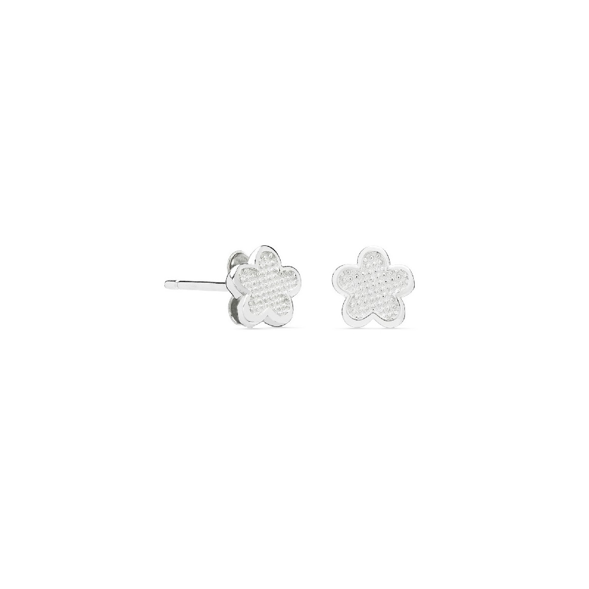 PENDIENTE FLOR PUNTOS TACO 3 PARES - PE5055