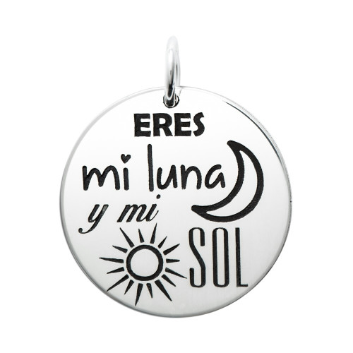 MEDALLA ERES MI LUNA Y MI SOL - CO2592