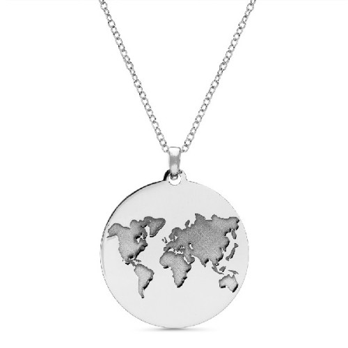 COLGANTE MUNDO 30MM CON CADENA - CO2630