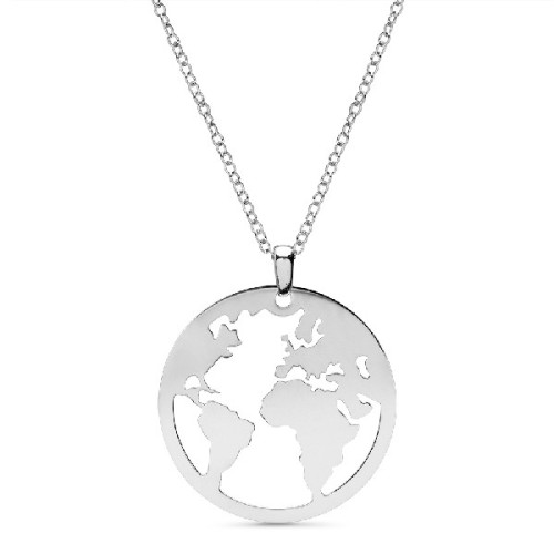 COLGANTE MUNDO CALADO 30MM CON CADENA - CO2631
