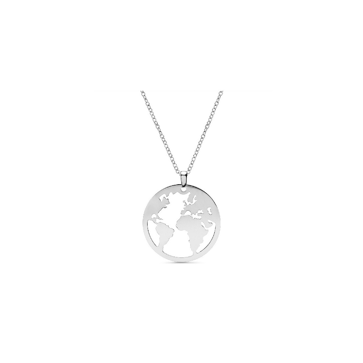 COLGANTE MUNDO CALADO 30MM CON CADENA - CO2631