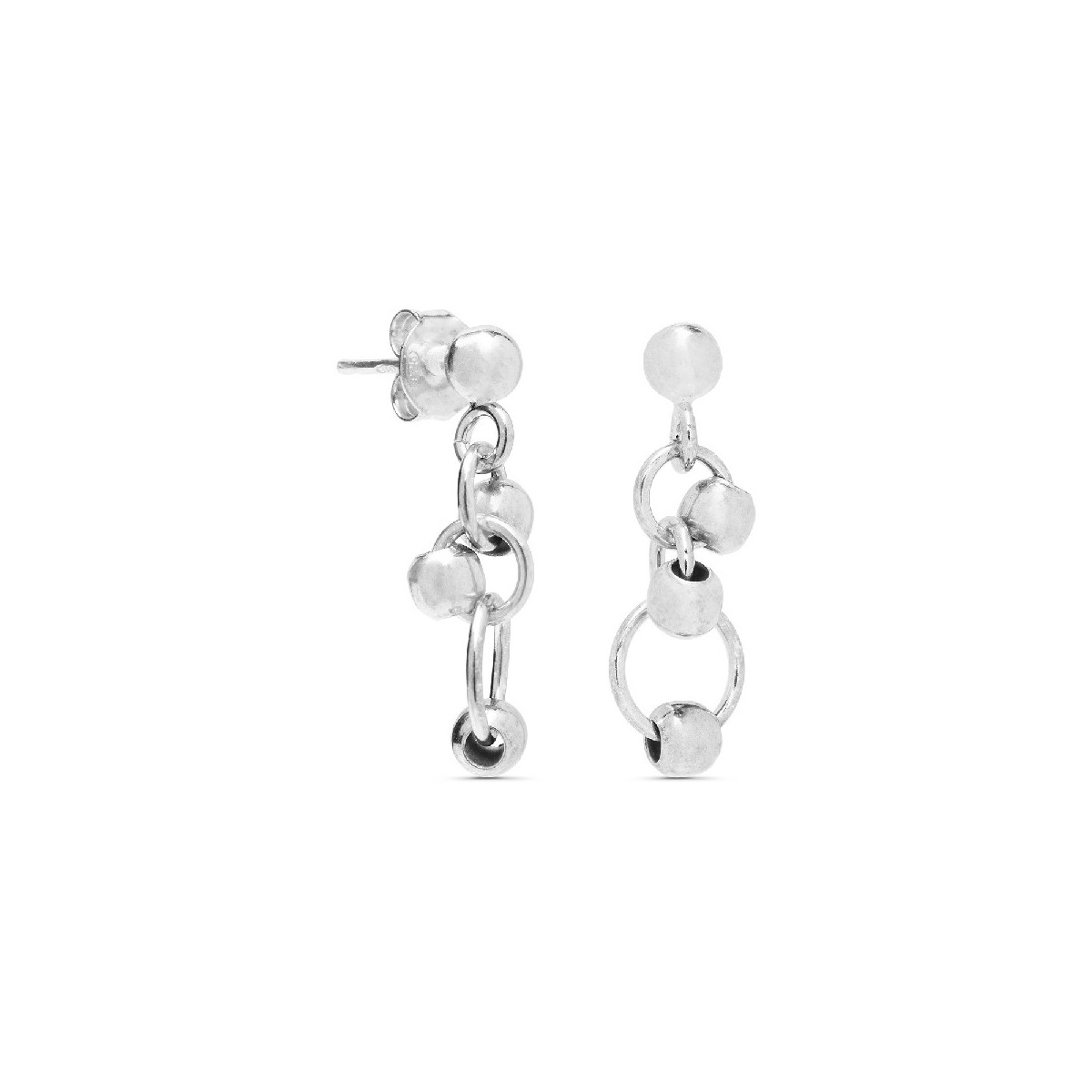 PENDIENTE AROS + BOLAS - PE5081R