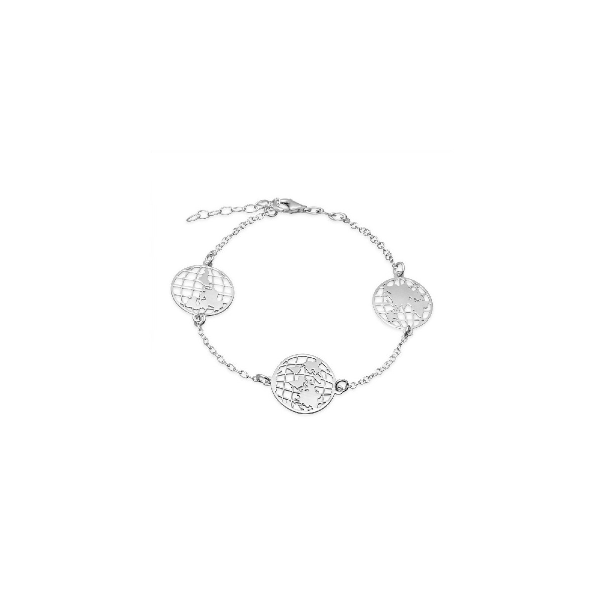 PULSERA 3 MUNDOS CUADRICULA 16MM - PU4506R