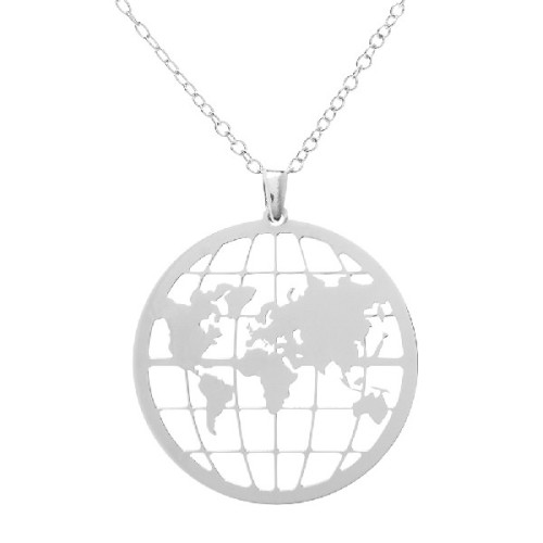 COLGANTE EL MUNDO 40MM + CADENA - GA1264