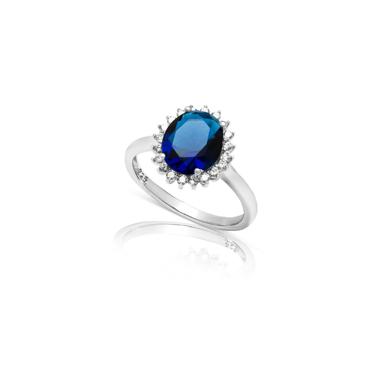 SORTIJA PIEDRA OVAL BORDE CIRCONITA - SO1335/03