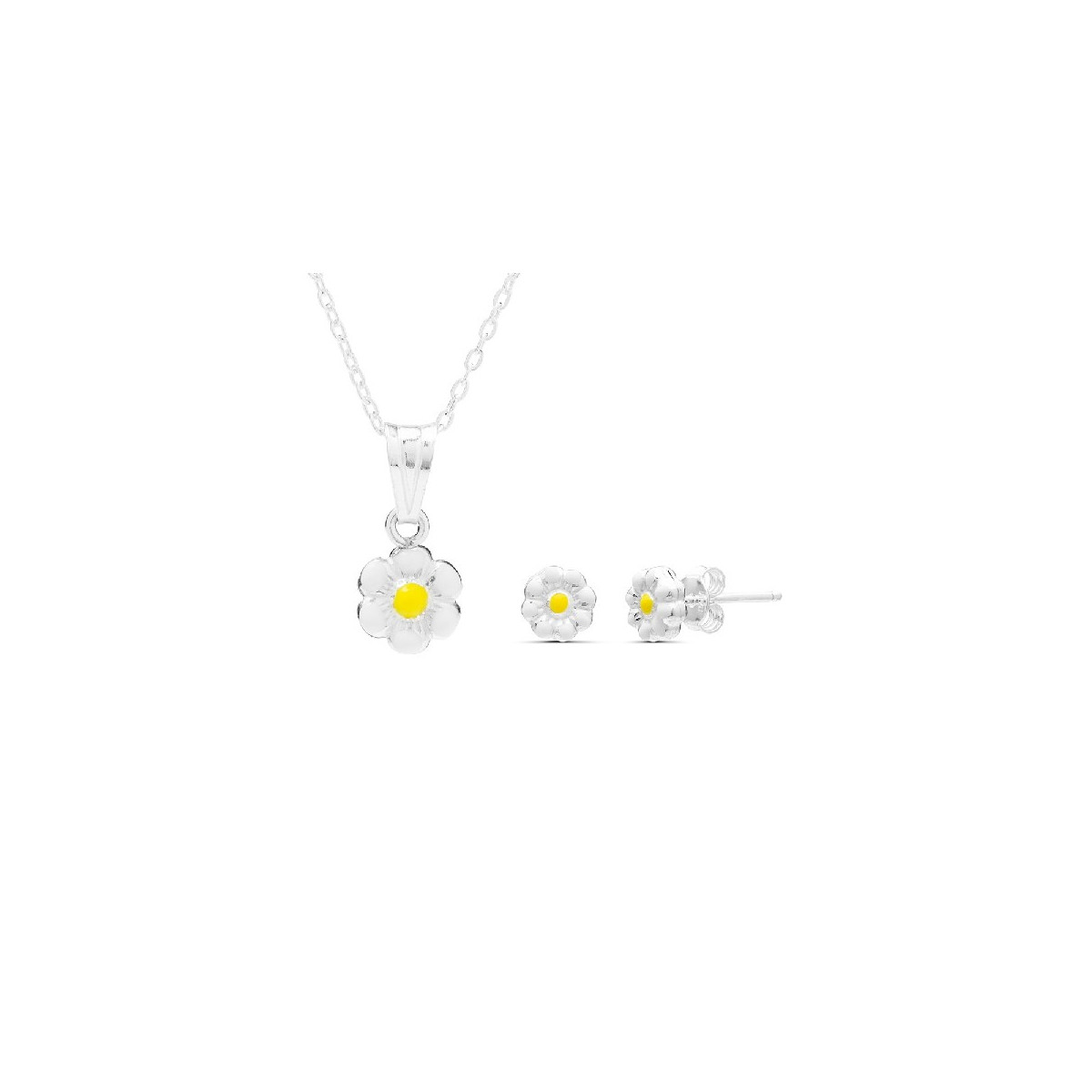 JUEGO FLOR, COLGANTE CON CADENA. - JU2806