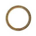 COLGANTE CIRCONITAS MONEDA ACERO CHAPADO - ACO24CH