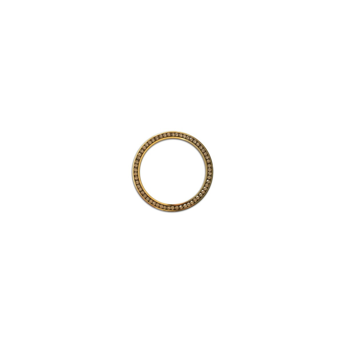 COLGANTE CIRCONITAS MONEDA ACERO CHAPADO - ACO24CH