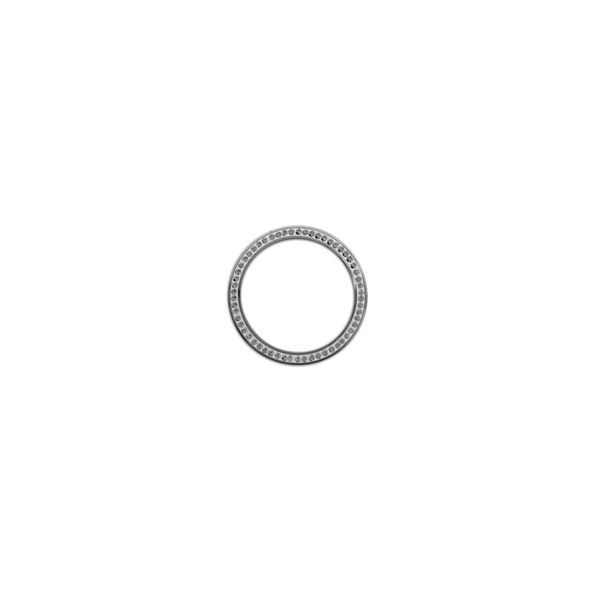 COLGANTE CIRCONITAS ACERO RODIO - ACO24R