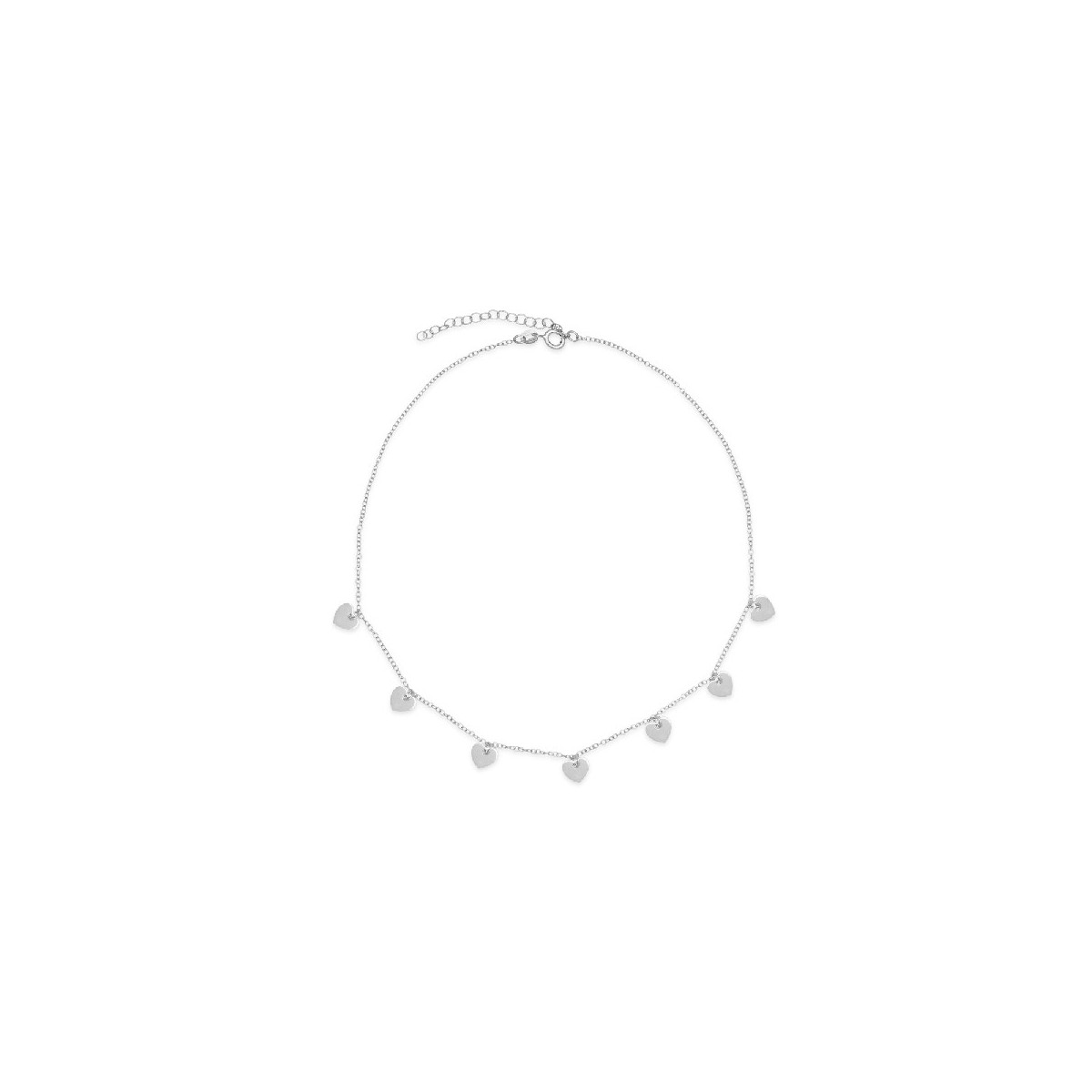 GARG.CADENA 7 CORAZONES COLGANDO  - GA1333R
