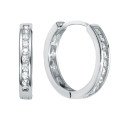 PENDIENTE ARO MITAD CIRCONITAS 19 MM - PE4133 PENDIENTE ARO MITAD CIRCONITAS 19 MM - PE4133