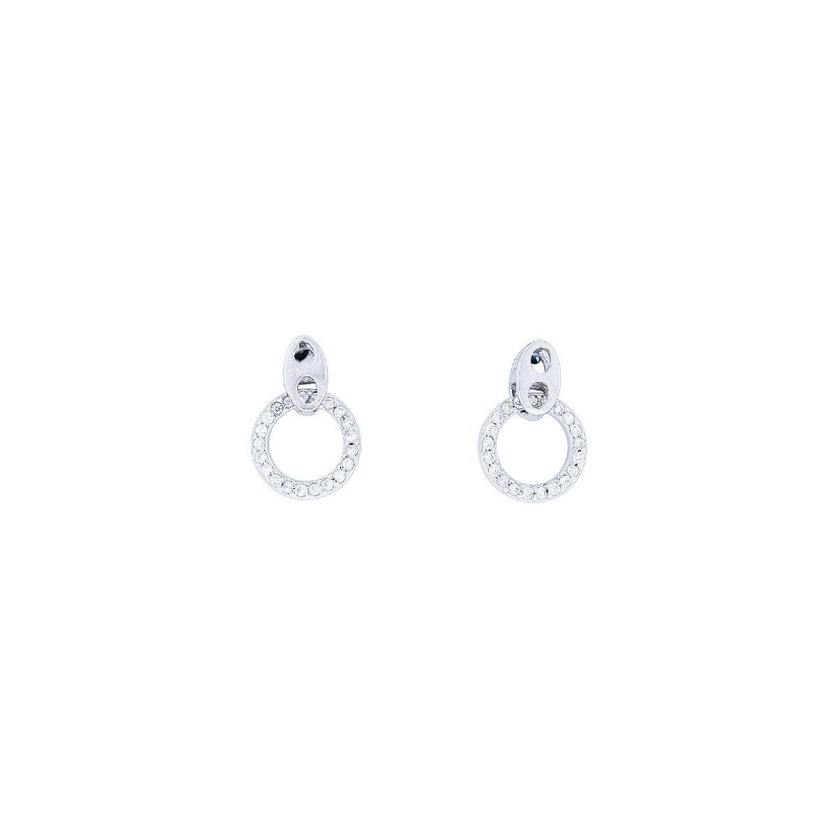 PENDIENTE CALABROTE + CIRCULO CZ - PE6137R