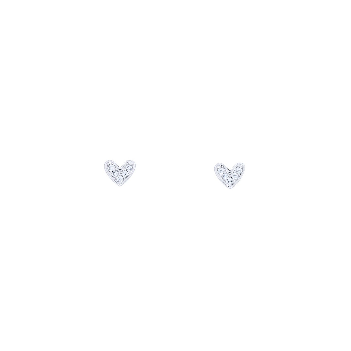 P. FORMA CORAZON CON CZ PEQ TACO-3 UDS - PE6124R