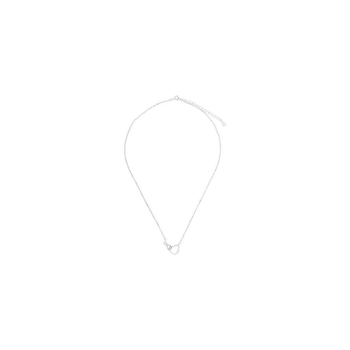 GARGANTILLA SILUETA CORAZON + INFINITO CZ - GA1820R
