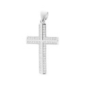 COLGANTE CRUZ CON CIRCONITAS BLANCAS - CO2918R