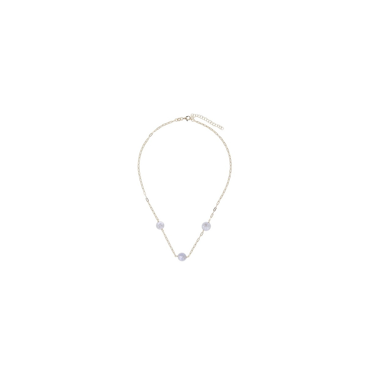 G. 3 PERLAS PLANAS EN LINEA - GA1803CH