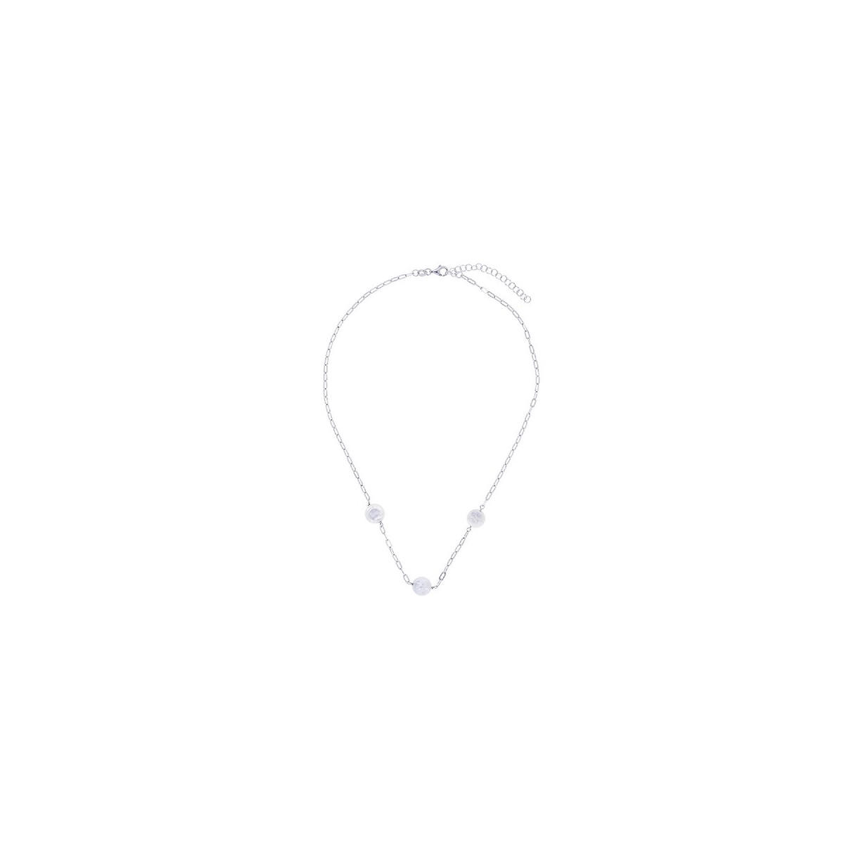 G. 3 PERLAS PLANAS EN LINEA - GA1803R