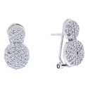 PE. OMEGA 2 CIRCULOS CON CZ - PE6200R