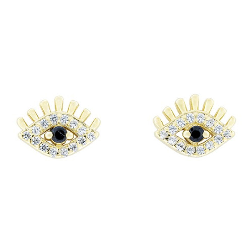 PENDIENTE OJO CON CIRCONITAS - PE6217CH