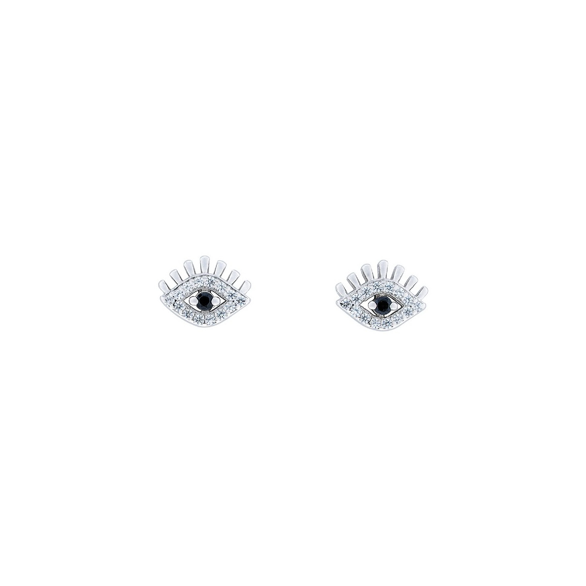 PENDIENTE OJO CON CIRCONITAS - PE6217R