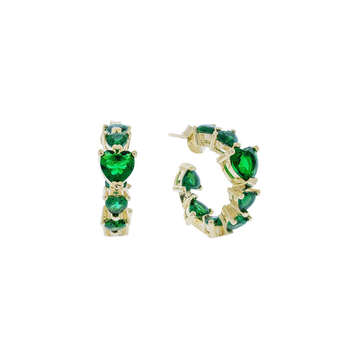 PE. ARO PRESION CORAZONES CZ - PE6219CH/16