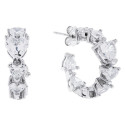 PE. ARO PRESION CORAZONES CZ - PE6219R/04
