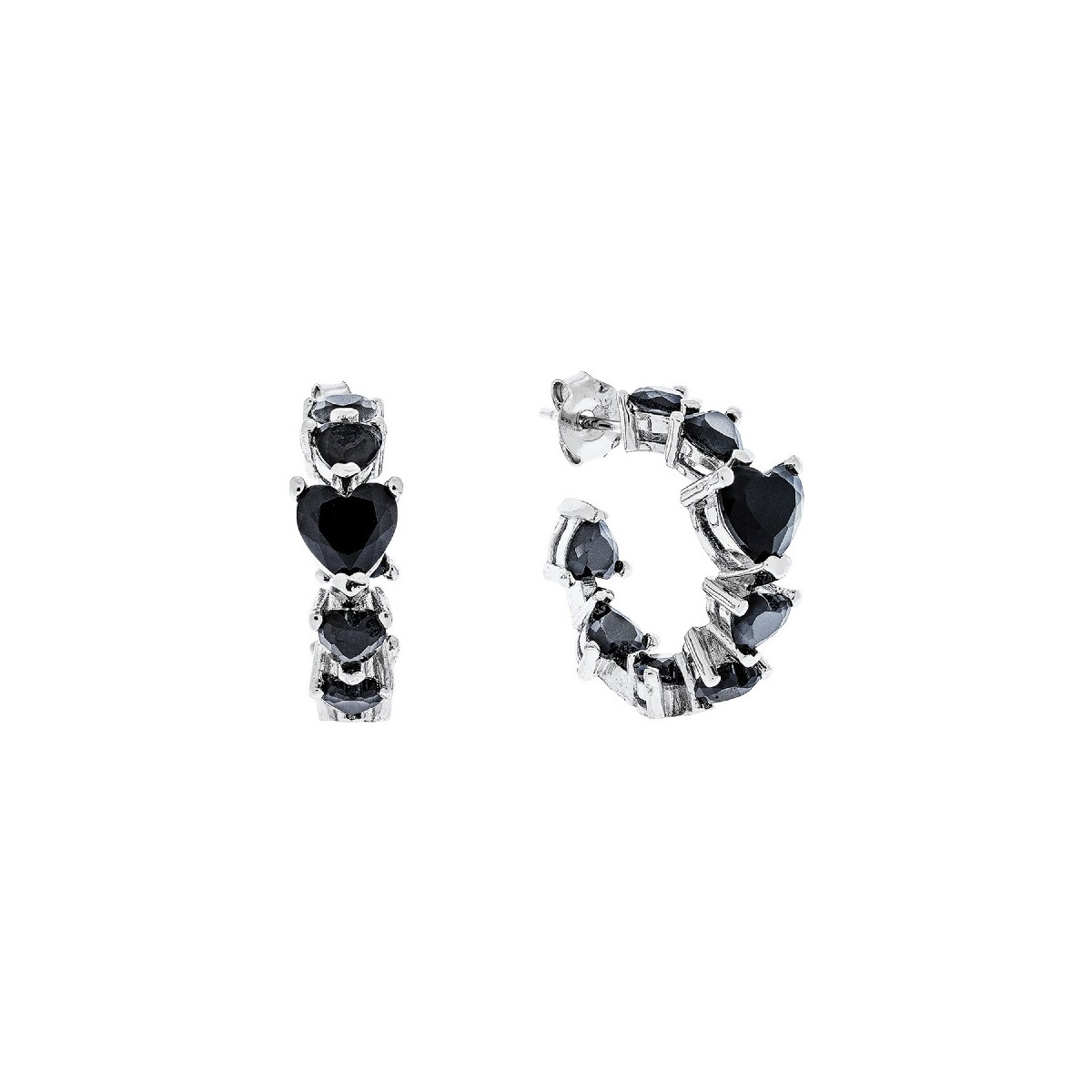 PE. ARO PRESION CORAZONES CZ - PE6219R/10