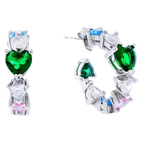 PE. ARO PRESION CORAZONES CZ - PE6219R/24