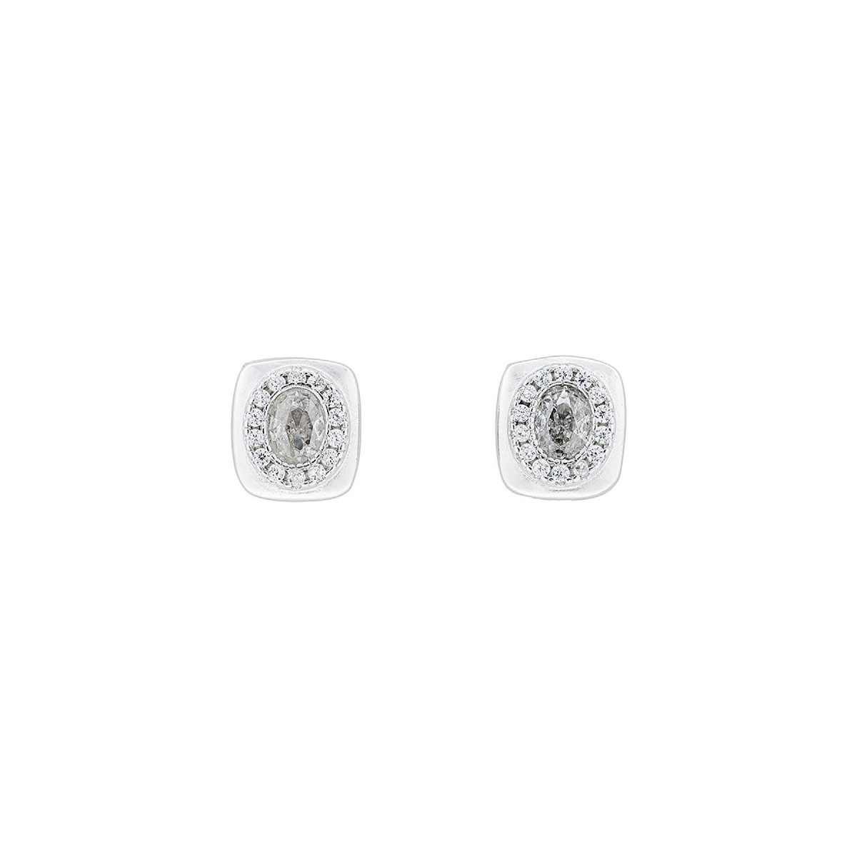 PE. RECTANGULAR DENTRO CIRCULO CZ - PE6230R/04