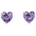 PENDIENTE CORAZON CZ 6MM - PE6234R/01