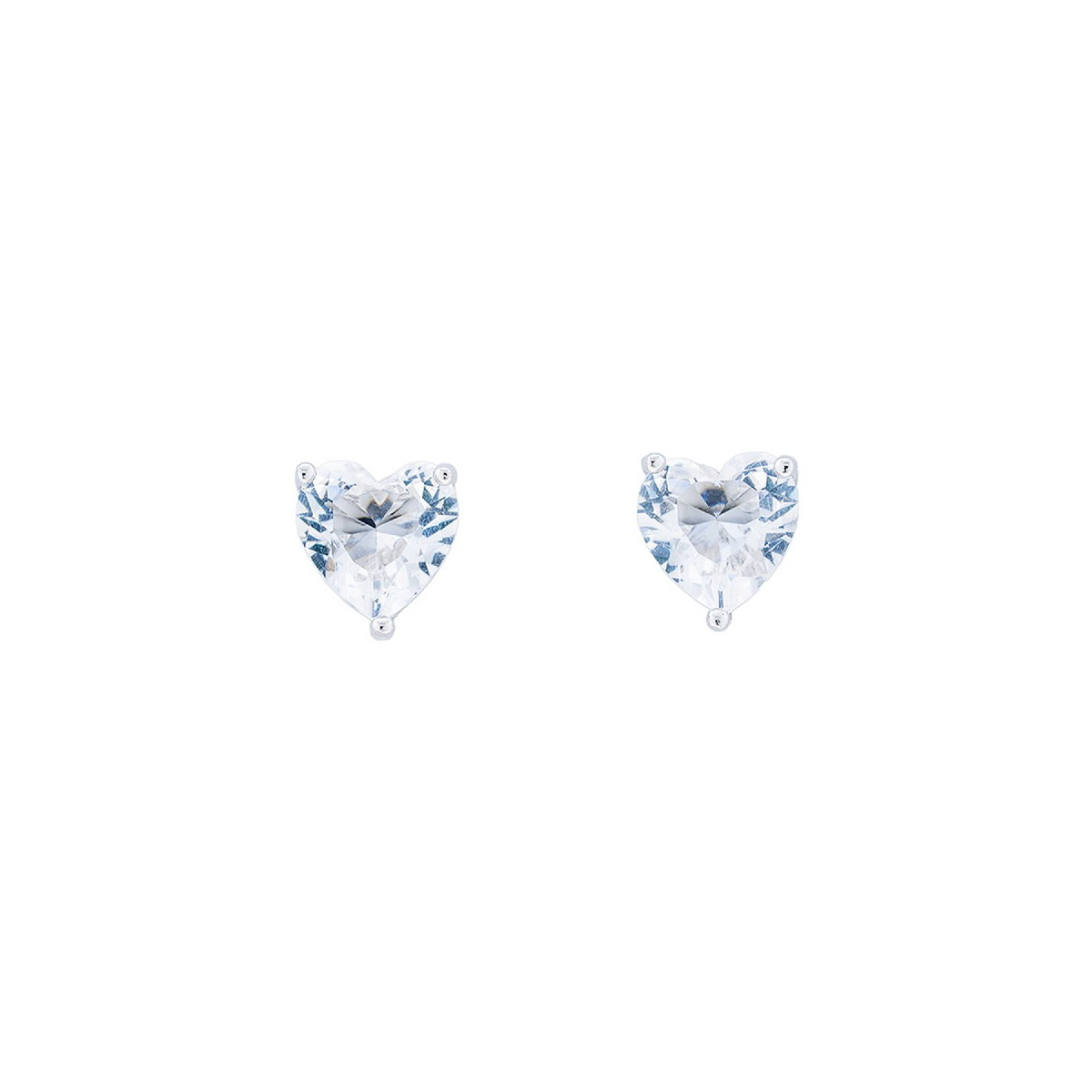 PENDIENTE CORAZON CZ 6MM - PE6234R/04
