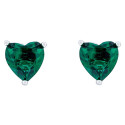 PENDIENTE CORAZON CZ 6MM - PE6234R/16