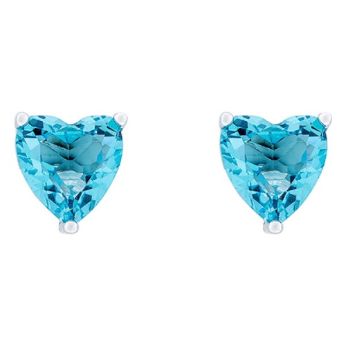 PENDIENTE CORAZON CZ 6MM - PE6234R/18