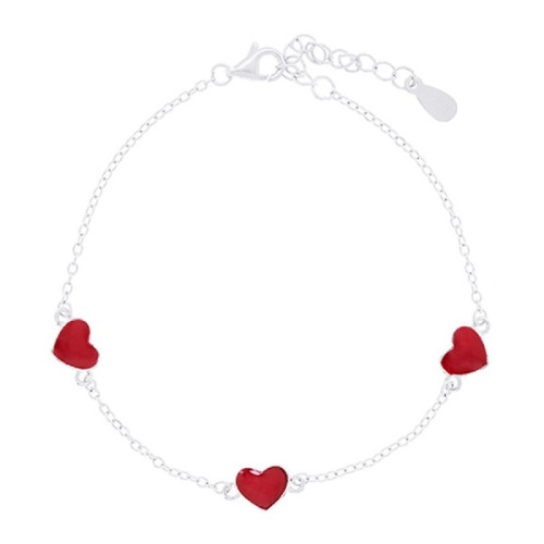 PUL. 3 CORAZONES ESMALTE EN LINEA - PU5581R