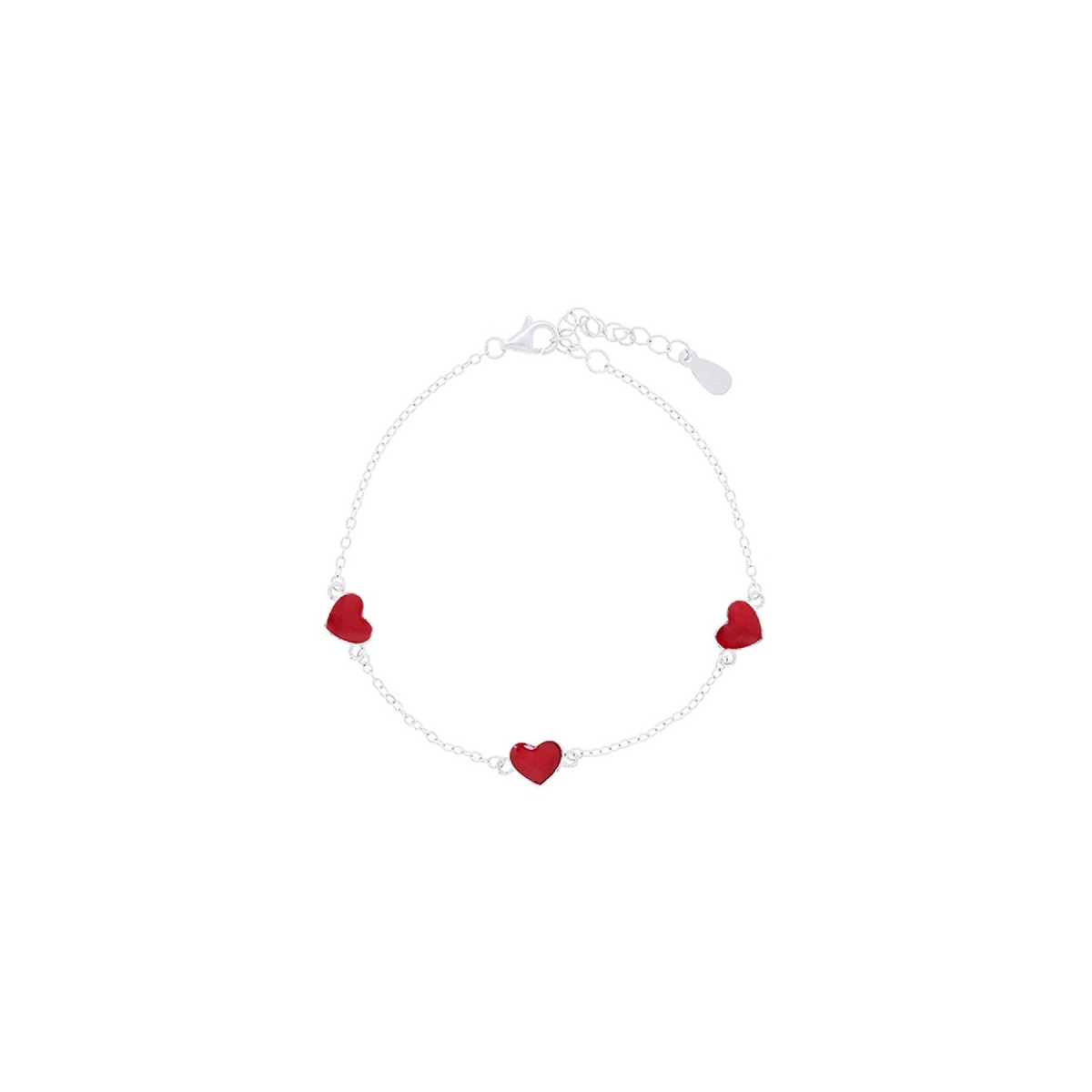 PUL. 3 CORAZONES ESMALTE EN LINEA - PU5581R