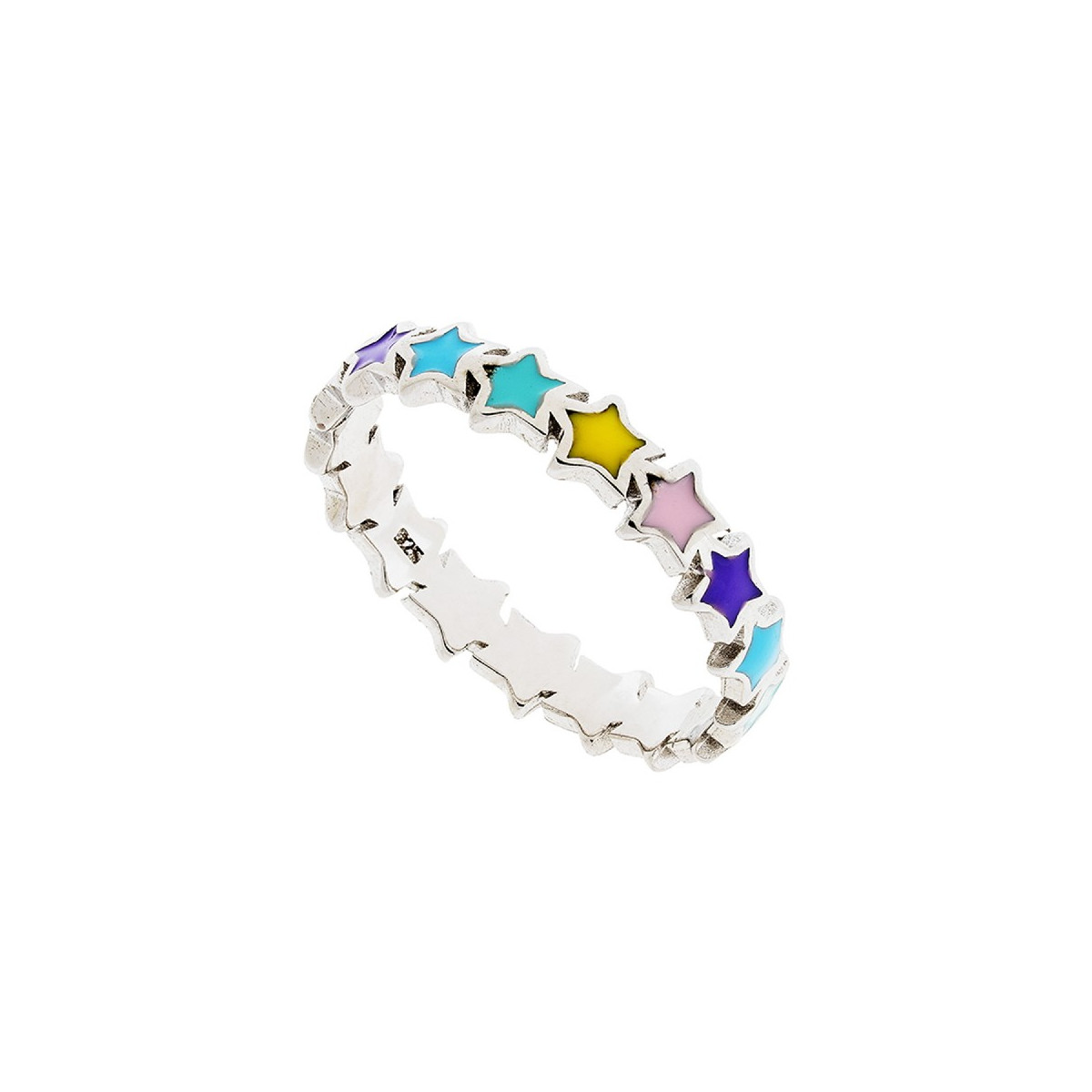 SORTIJA ESTRELLAS ESMALTE - SO1573R/24