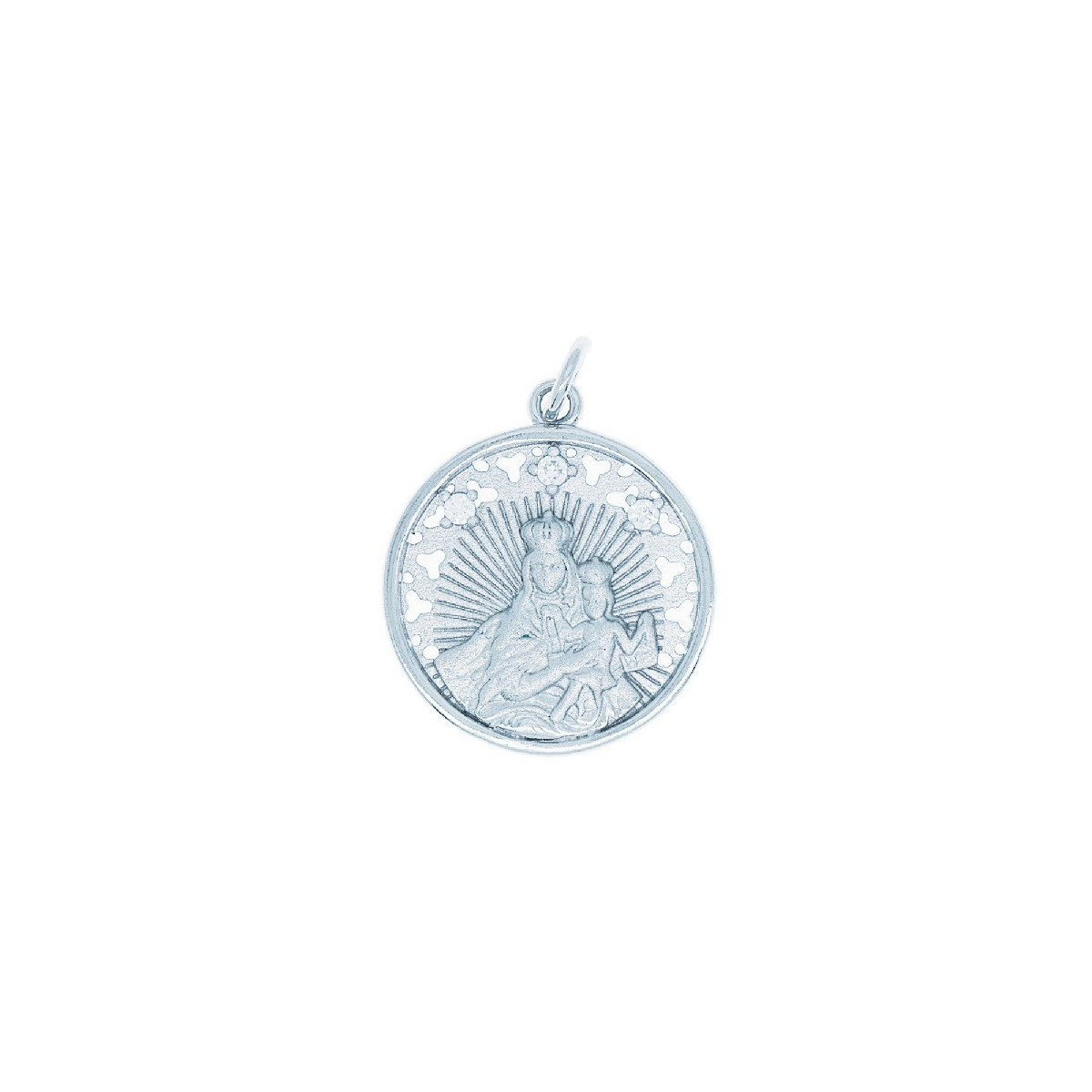 VIRGEN CARMEN 22 MM 3 CZ RODIO - CO2889R