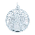 VIRGEN ROCIO 25 MM 5 CZ RODIO - CO2890R