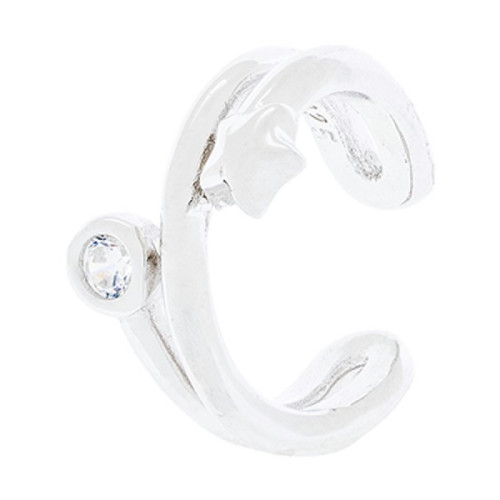 P. EAR CUFF ESTRELLA + CHATON - PE6173R