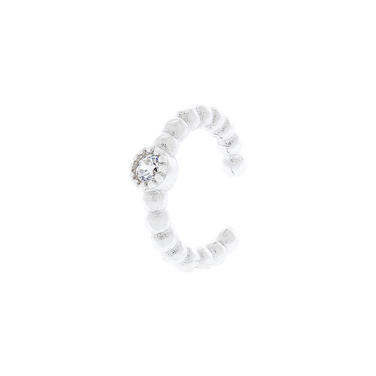 P. EAR CUFF BOLITAS CENTRO CHATON - PE6175R