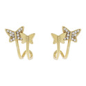 PE. MARIPOSA LISA + CZ UN PALILLO - PE6320CH