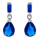 PENDIENTE CZ RECTANGULAR + LAGRIMA  - PE6357R/03