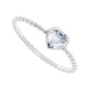 S. ARO BOLITAS CORAZON CZ - SO1590R