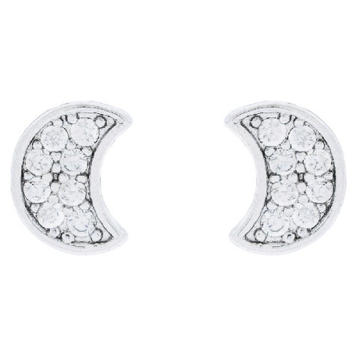 PENDIENTE LUNA CON CIRCONITAS, TACO-3UDS - PE6257R