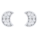 PENDIENTE LUNA CON CIRCONITAS, TACO-3UDS - PE6257R