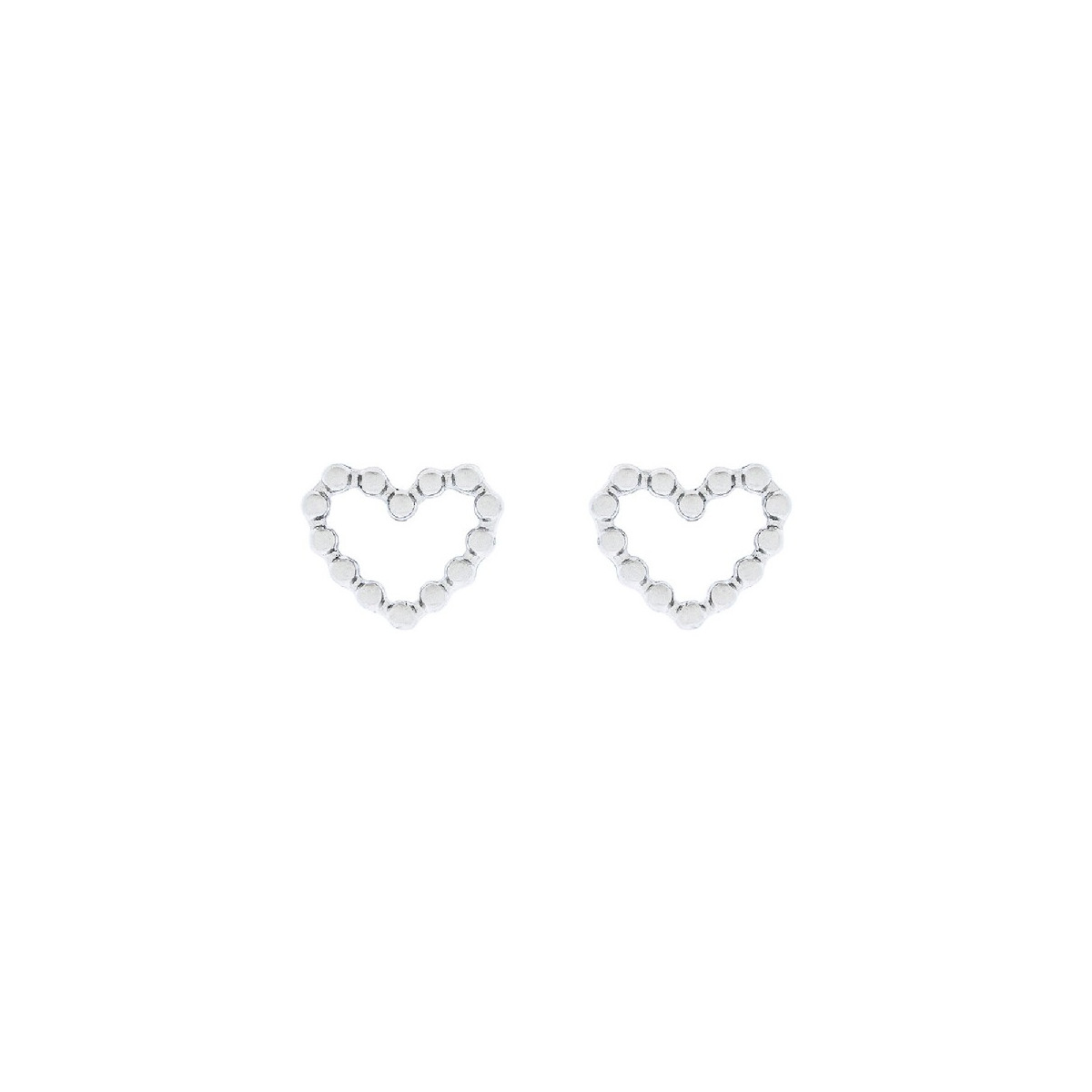PENDIENTE CORAZON BOLITAS - PE6261R